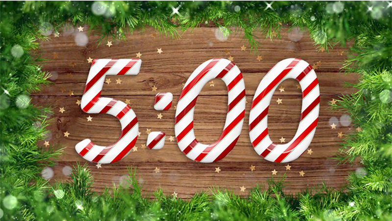 Candy Cane Fir Countdown